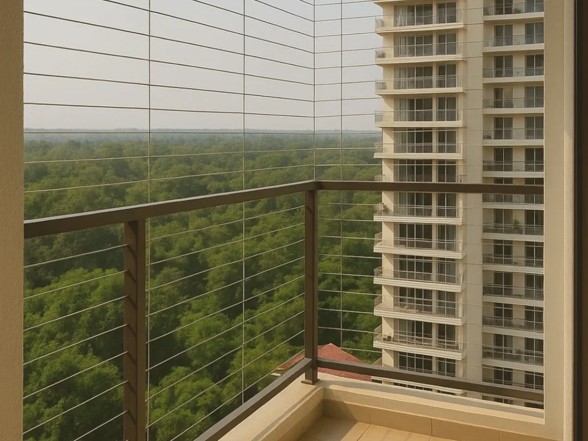 Balcony Invisible Grills service by VR Invisible Grills in Bengaluru and Mysuru